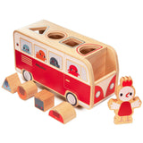 Lilliputiens: drewniany sorter autobus Kurka Paulette - Noski Noski