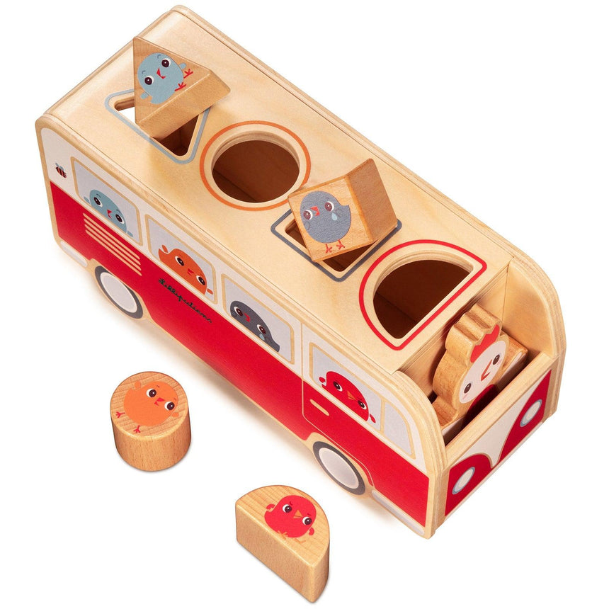 Lilliputiens: drewniany sorter autobus Kurka Paulette - Noski Noski