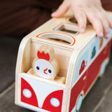 Lilliputiens: drewniany sorter autobus Kurka Paulette - Noski Noski