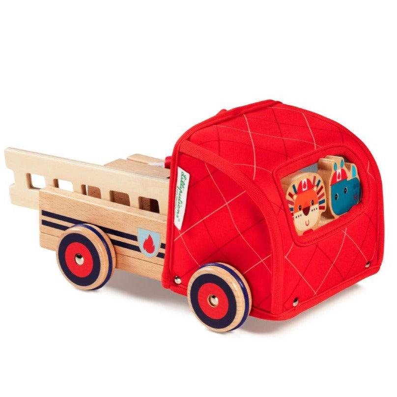 Lilliputiens: drewniany wóz strażacki Marius's Fire Engine - Noski Noski