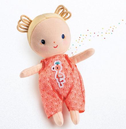 Lilliputiens: materiałowa lalka dzidziuś w nosidełku Anais - Noski Noski