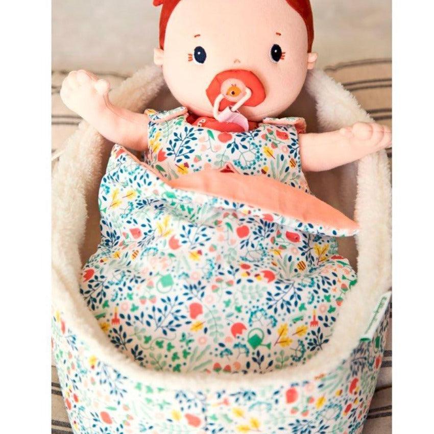 Lilliputiens: materiałowe nosidełko dla lalki Babydoll Basket - Noski Noski