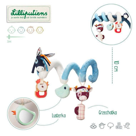 Lilliputiens: spirala do wózka Farma - Noski Noski