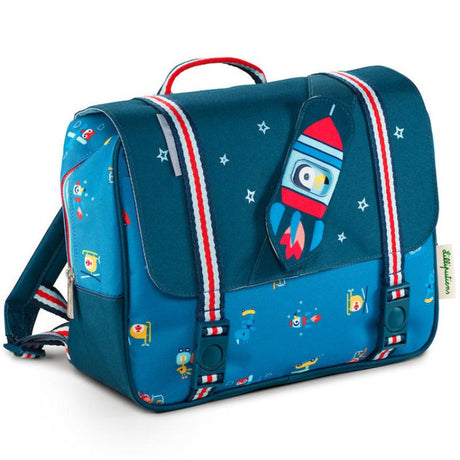 Plecak szkolny Lilliputiens Przyjaciele w Podróży A4, pojemny, funkcjonalny, idealny dla małych odkrywców.