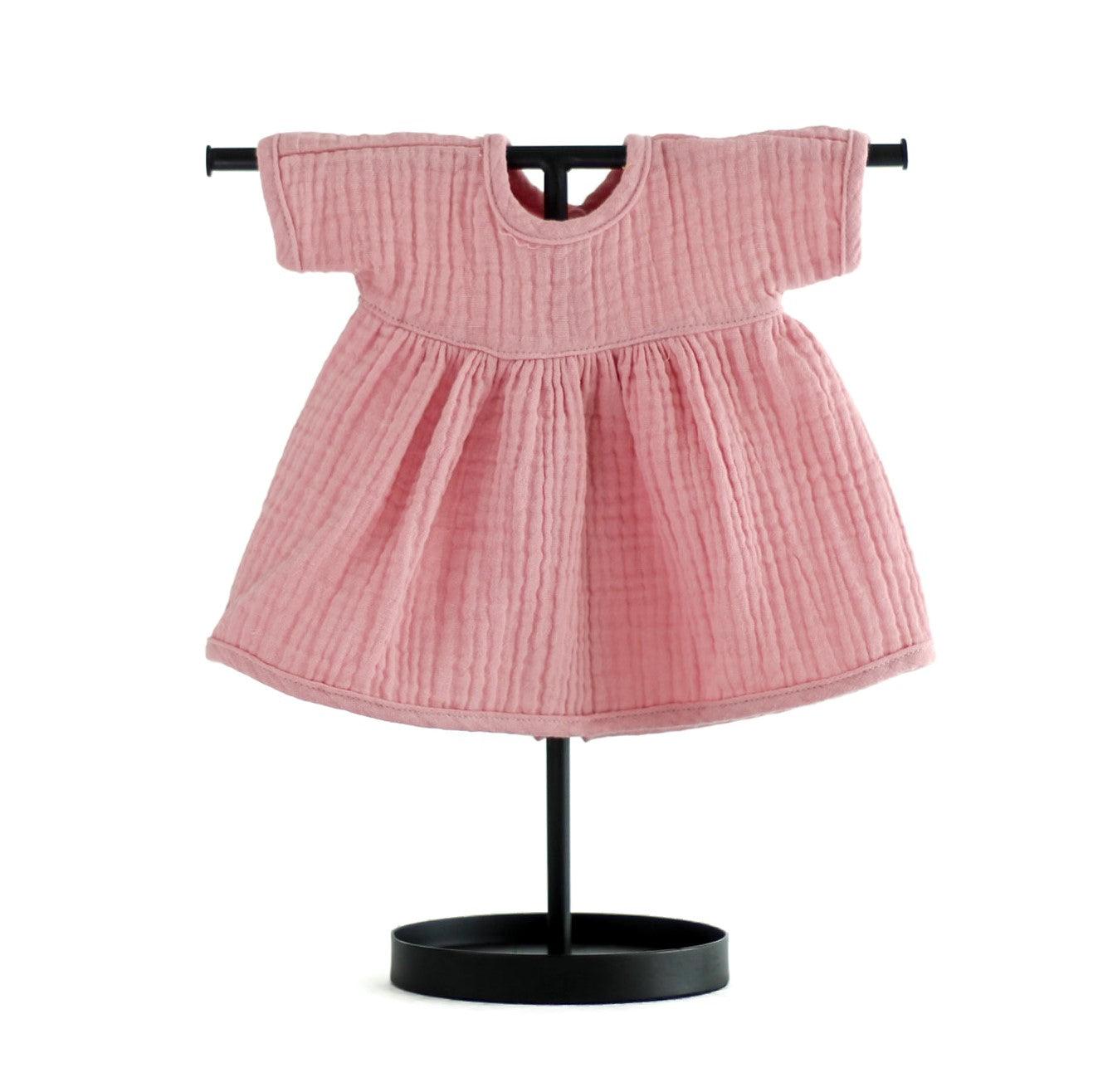 Lillitoy: sukienka muślinowa dla lalki Miniland 38 cm - Noski Noski