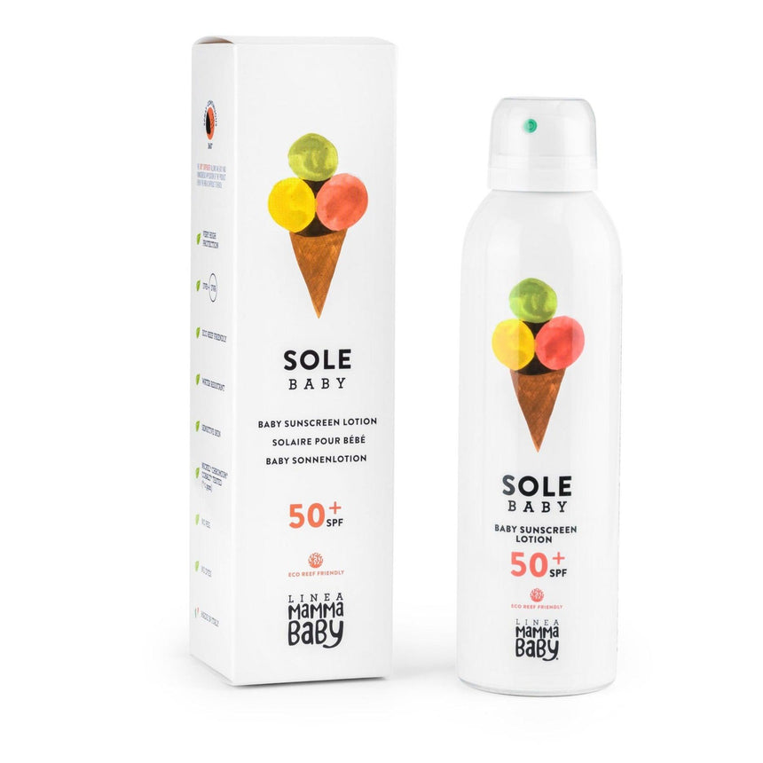 Linea MammaBaby: balsam przeciwsłoneczny dla dzieci Sole Baby Eco Reef SPF 50+ - Noski Noski