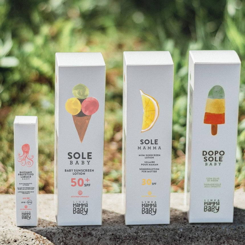 Linea MammaBaby: balsam przeciwsłoneczny dla dzieci Sole Baby Eco Reef SPF 50+ - Noski Noski