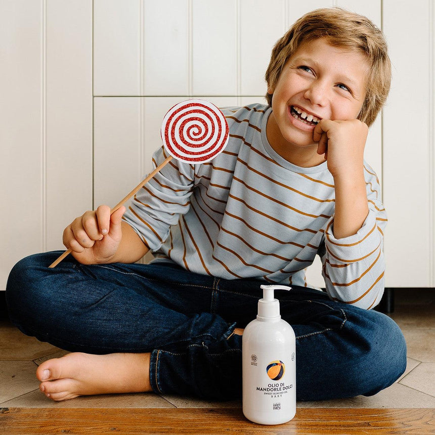 Linea MammaBaby: migdałowy olejek Olio Di Mandorle Dolci 500 ml - Noski Noski