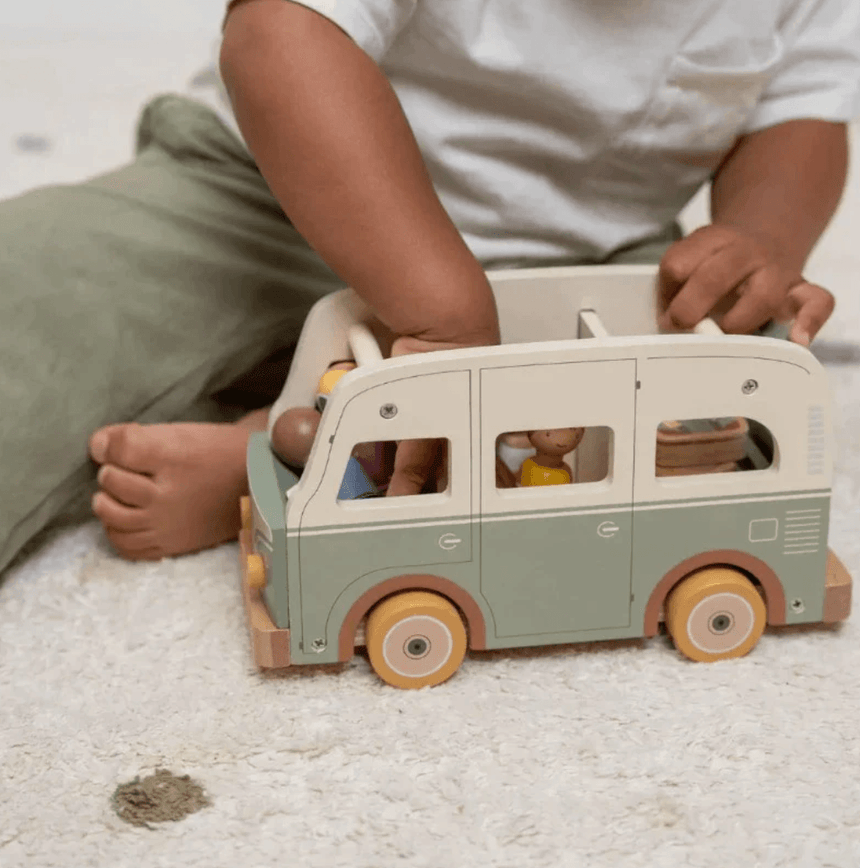 Little Dutch: drewniane auto CamperVan Vintage - Noski Noski