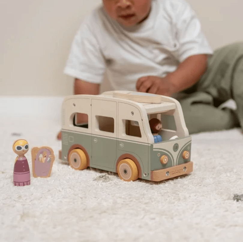 Little Dutch: drewniane auto CamperVan Vintage - Noski Noski