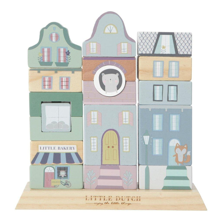 Little Dutch: drewniane klocki Kamienica - Noski Noski