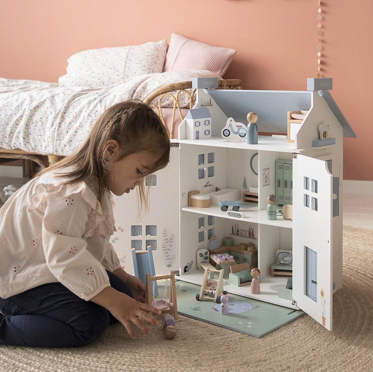 Little Dutch: drewniany domek dla lalek Doll's House - Noski Noski