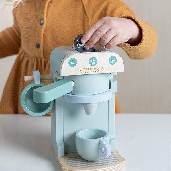 Little Dutch: drewniany ekspres do kawy Coffee Machine - Noski Noski