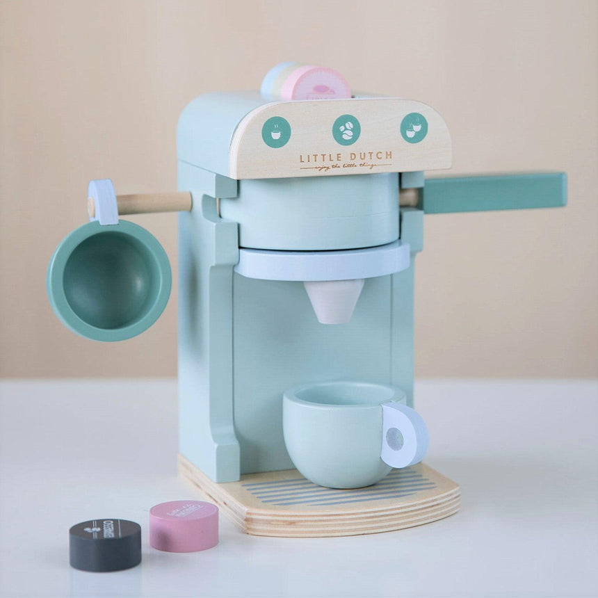 Little Dutch: drewniany ekspres do kawy Coffee Machine - Noski Noski