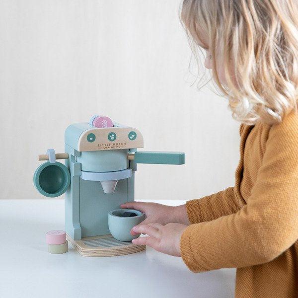 Little Dutch: drewniany ekspres do kawy Coffee Machine - Noski Noski