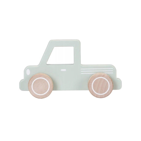 Little Dutch: drewniany samochodzik Pick Up Mint - Noski Noski