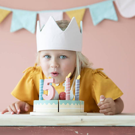 Little Dutch: drewniany tort urodzinowy Birthday Cake - Noski Noski