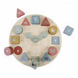Little Dutch: edukacyjny drewniany zegar Puzzle Clock - Noski Noski