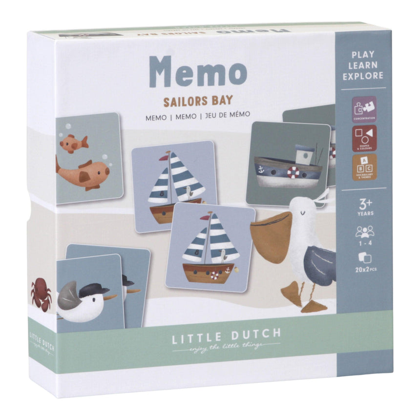 Little Dutch: gra memory Sailors Bay - Noski Noski