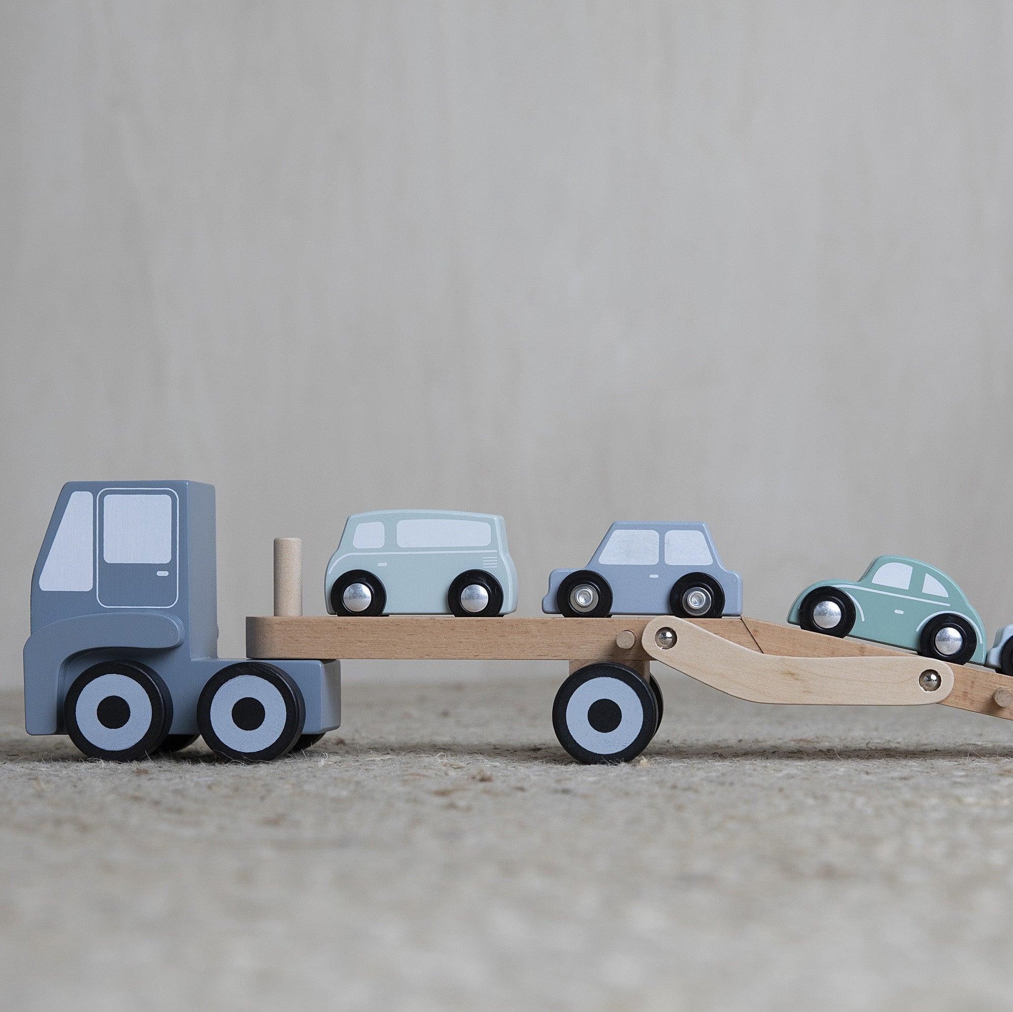 Little Dutch: laweta z autkami Transport Truck - Noski Noski
