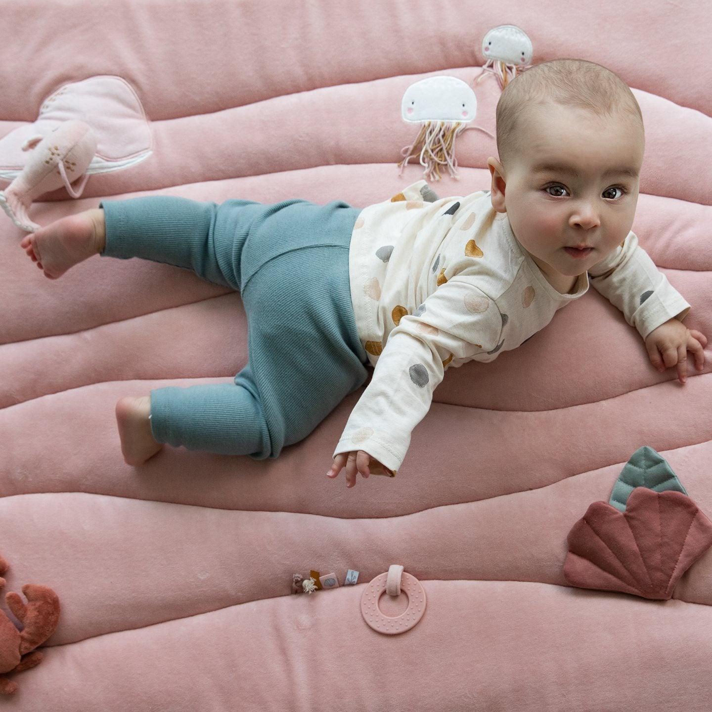 Little Dutch: mata podłogowa dla niemowląt Playpen Mat Ocean - Noski Noski
