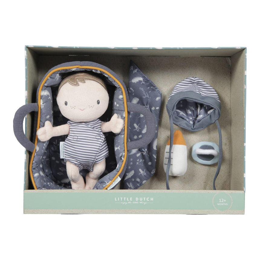 Little Dutch: materiałowa lalka Baby Jim - Noski Noski