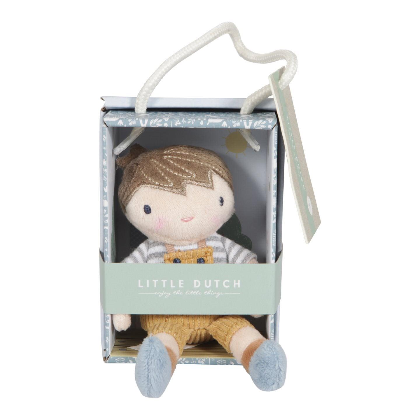 Little Dutch: materiałowa lalka Jim 10 cm - Noski Noski
