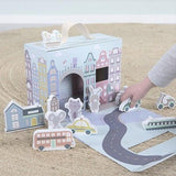 Little Dutch: miasto w walizce City Play Box - Noski Noski