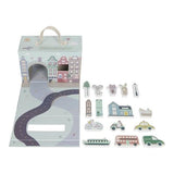 Little Dutch: miasto w walizce City Play Box - Noski Noski