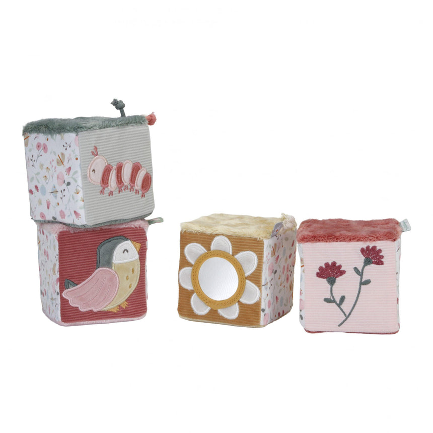 Little Dutch: miękkie kostki sensoryczne Flowers & Butterflies - Noski Noski