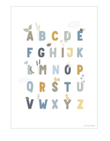 Little Dutch: plakat dwustronny Alfabet & Cyfry Gąski A3 - Noski Noski