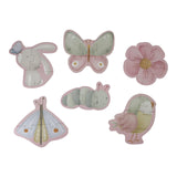 Little Dutch: puzzle 6w1 Flowers & Butterflies - Noski Noski