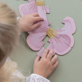 Little Dutch: puzzle 6w1 Flowers & Butterflies - Noski Noski