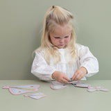 Little Dutch: puzzle 6w1 Flowers & Butterflies - Noski Noski