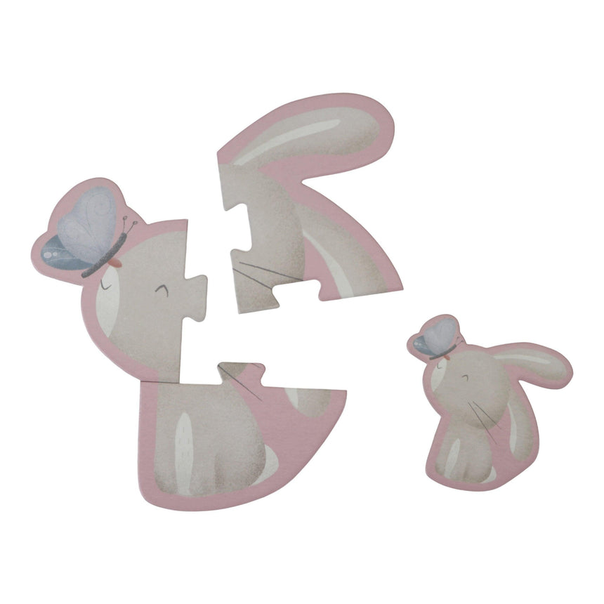 Little Dutch: puzzle 6w1 Flowers & Butterflies - Noski Noski