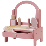 Little Dutch: różowa drewniana toaletka Vanity Table - Noski Noski