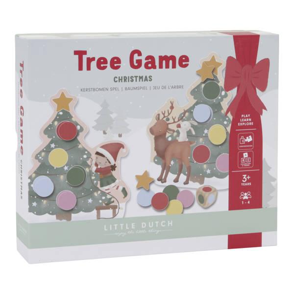 Little Dutch: świąteczna gra planszowa Tree Game X-mas - Noski Noski