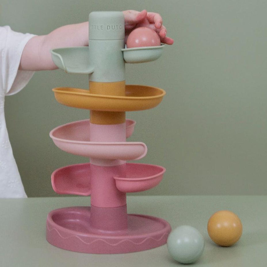 Little Dutch: zjeżdżalnia dla kulek Spiral Tower - Noski Noski