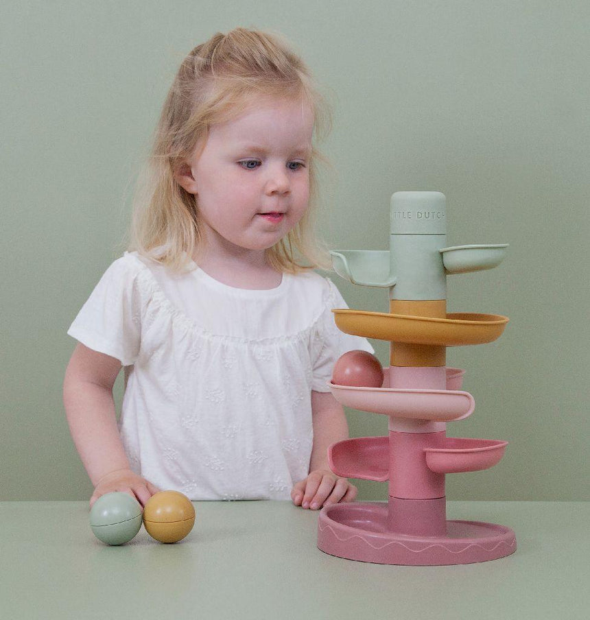 Little Dutch: zjeżdżalnia dla kulek Spiral Tower - Noski Noski