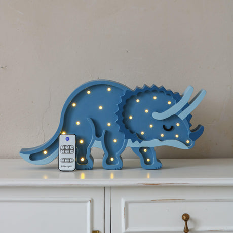 Little Lights: lampa dinozaur Dino Triceratops - Noski Noski