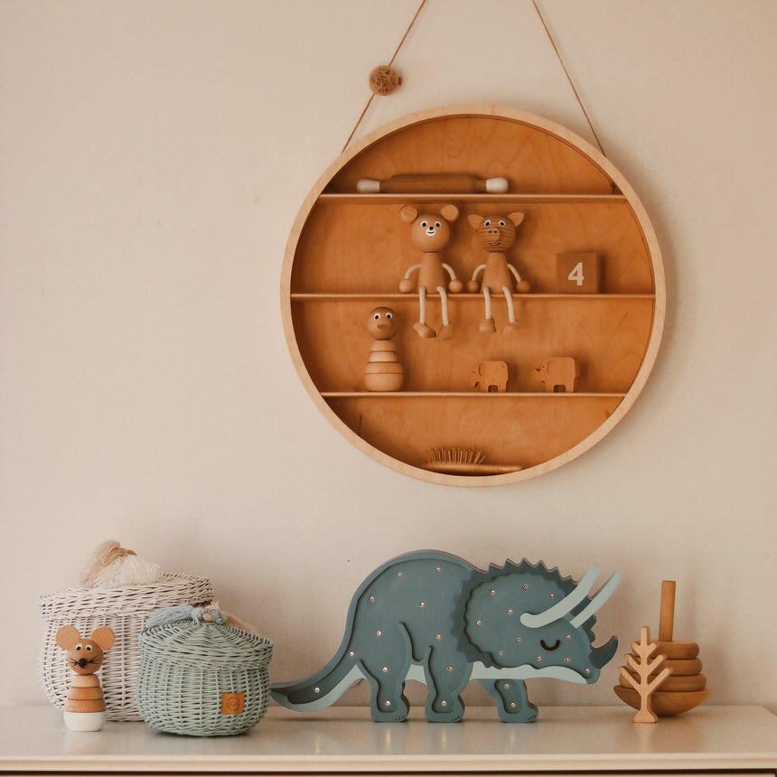 Little Lights: lampa dinozaur Dino Triceratops - Noski Noski
