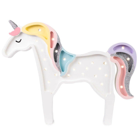 Little Lights: lampa jednorożec Unicorn Rainbow - Noski Noski