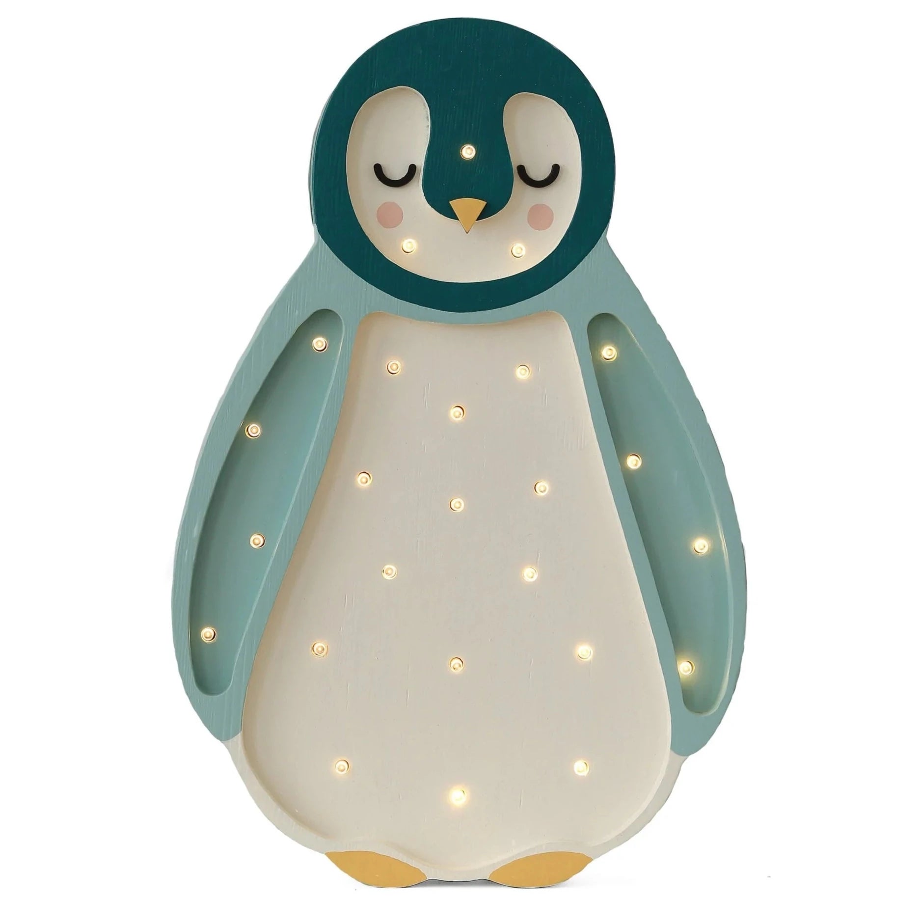 Little Lights: lampa pingwinek Penguin Teal - Noski Noski