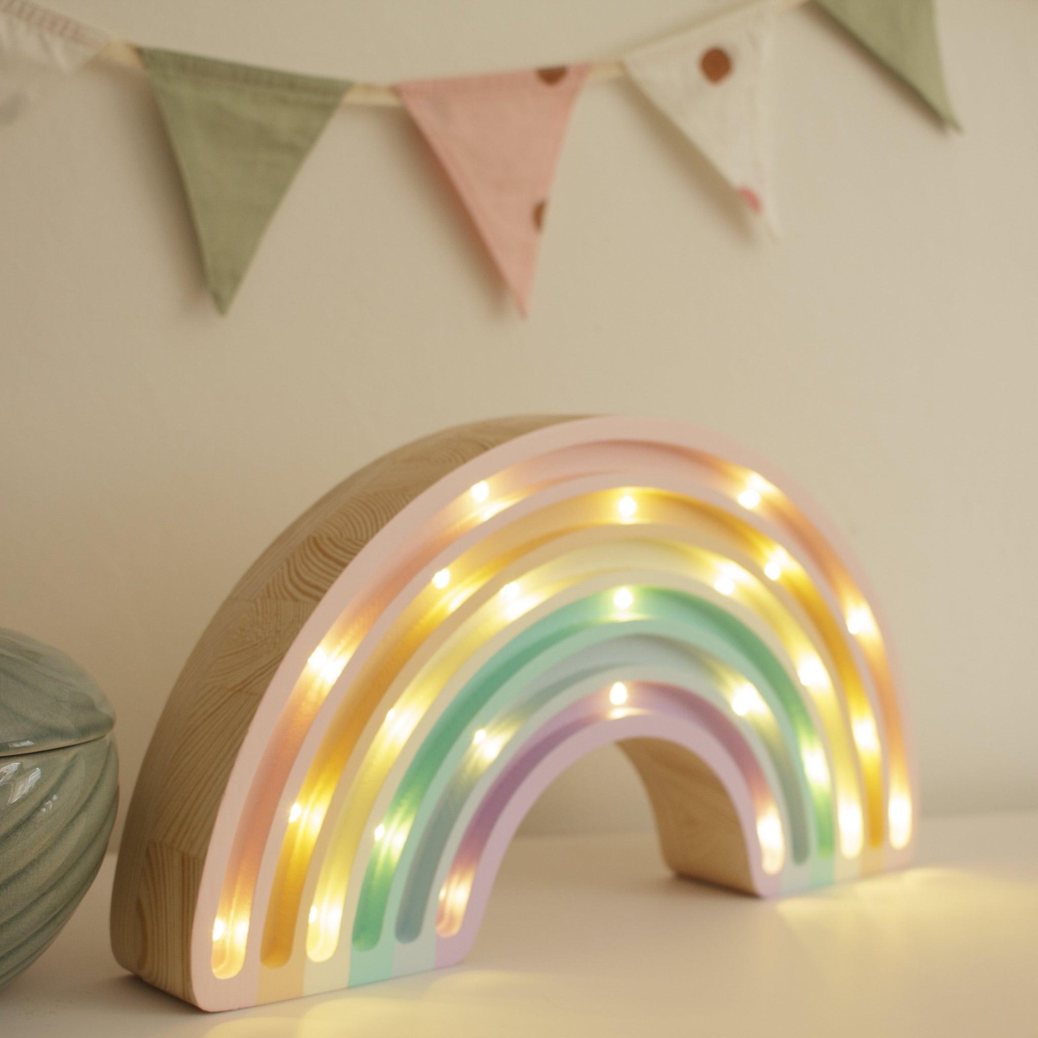 Little Lights: lampa tęcza Rainbow Pastel - Noski Noski