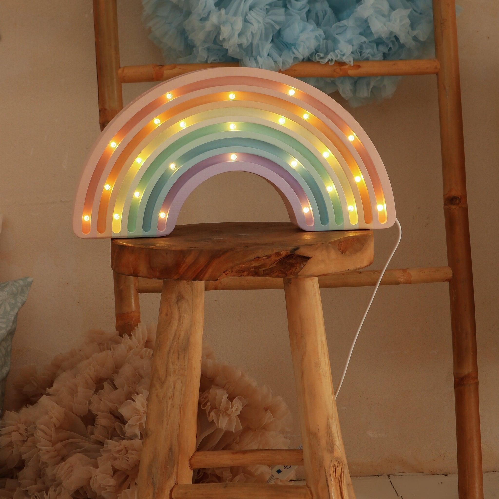 Little Lights: lampa tęcza Rainbow Pastel - Noski Noski
