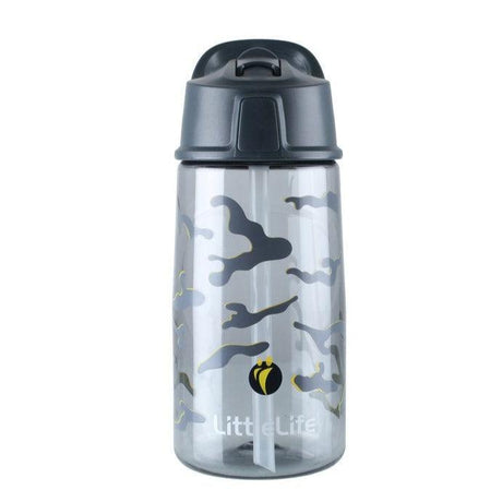 Bidon Littlelife Flip Top 550 ml z ustnikiem, butelka na wodę dla dzieci, bez BPA, idealny do przedszkola, szkoły i podróży.