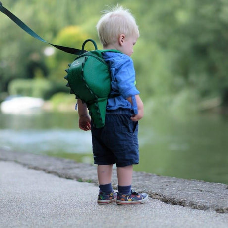 LittleLife: mały plecak Krokodyl Green 1+ - Noski Noski