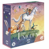 Londji: brokatowe puzzle jednorożec My Unicorn 350 el. - Noski Noski