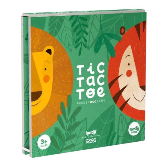 Londji: drewniana gra Tic Tac Toe Lion & Tiger - Noski Noski