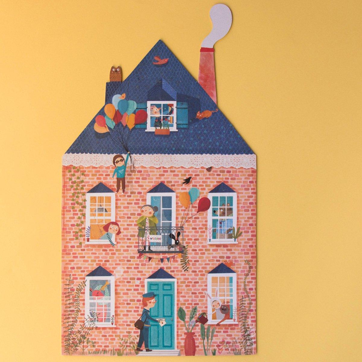 Londji: dwustronne puzzle dom Welcome To My Home - Noski Noski